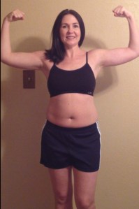 Me in December 8 weeks post partum!